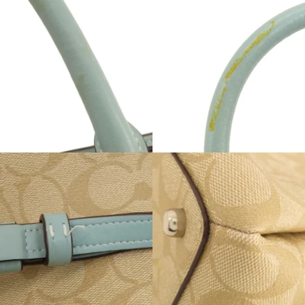 Coach Pre-owned Plastic handbags Blue Dames