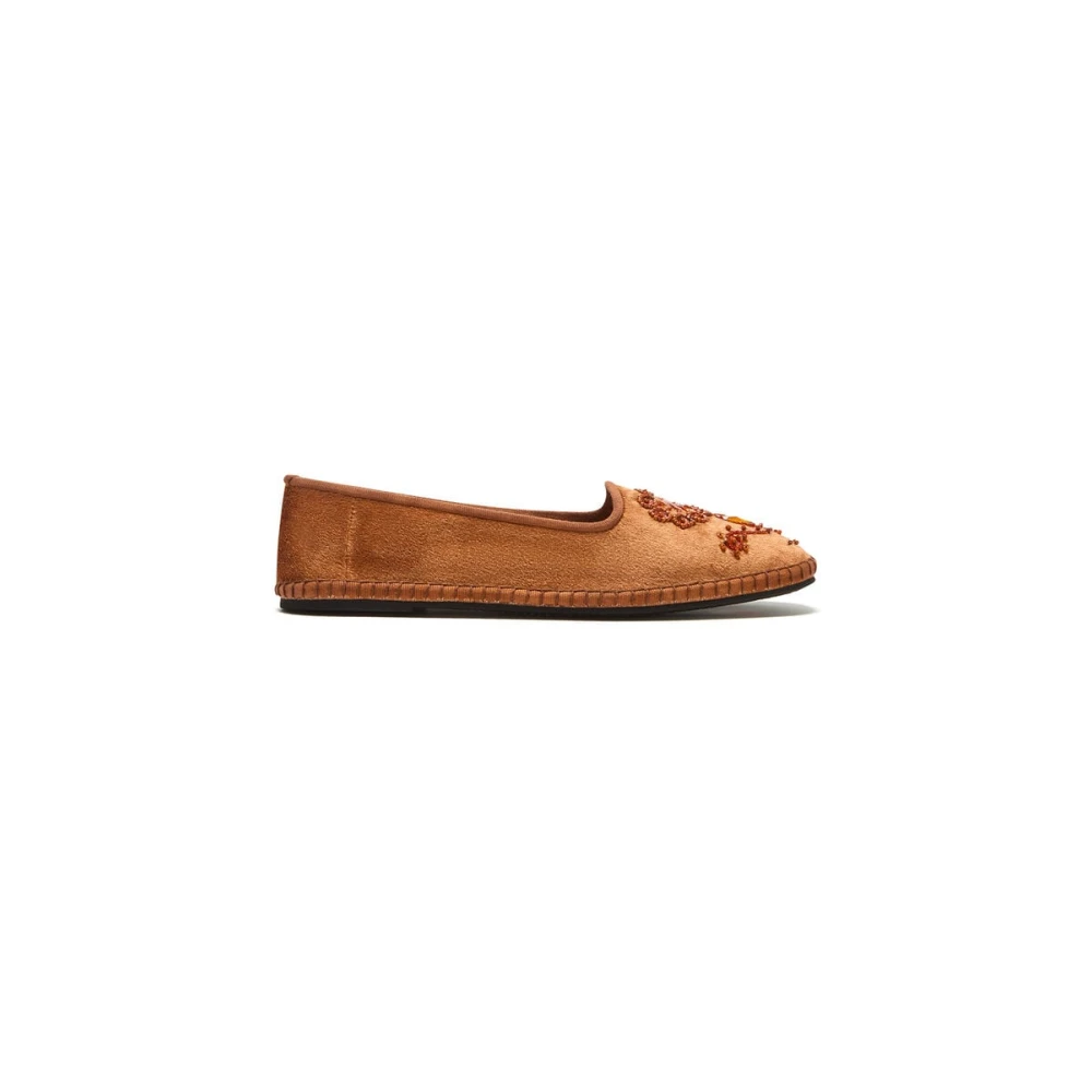 Maliparmi Women's Yellow The Precious Velvet Babouche-Bijoux
