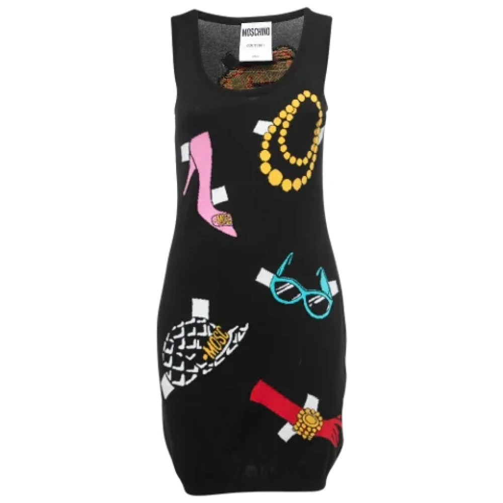 Moschino Pre-Owned Pre-owned Knit dresses Black Dames
