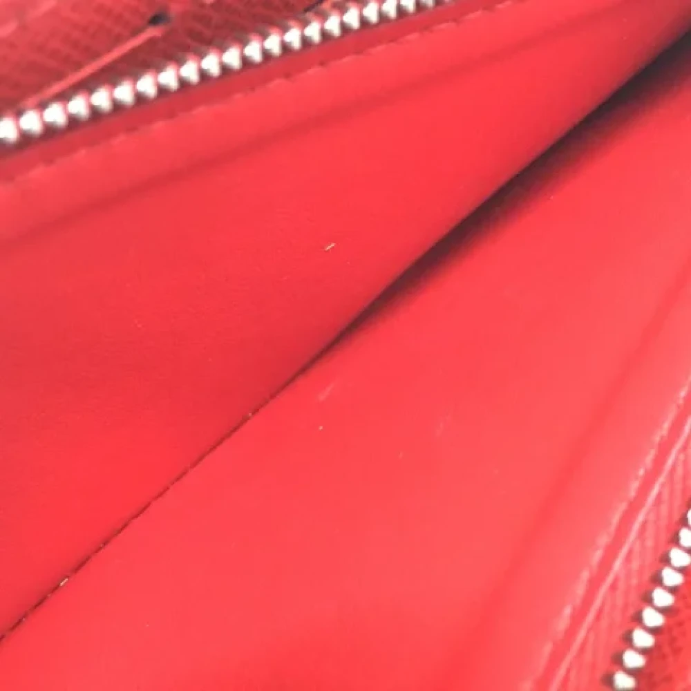 Louis Vuitton Vintage Pre-owned Leather wallets Red Dames
