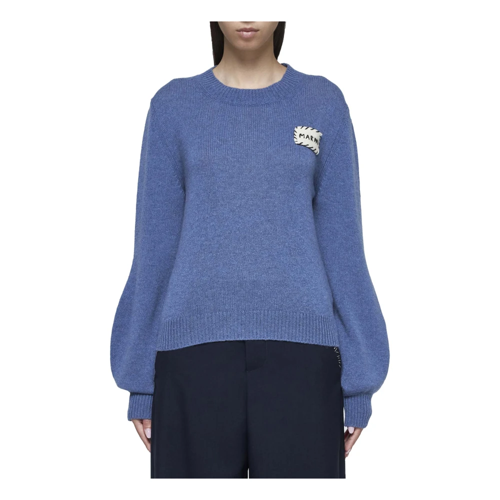 Marni Stijlvolle Sweaters Collectie Blue Dames