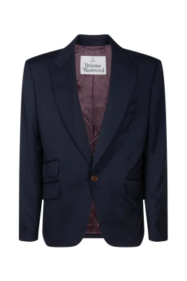 One Button Single Breasted Jacket