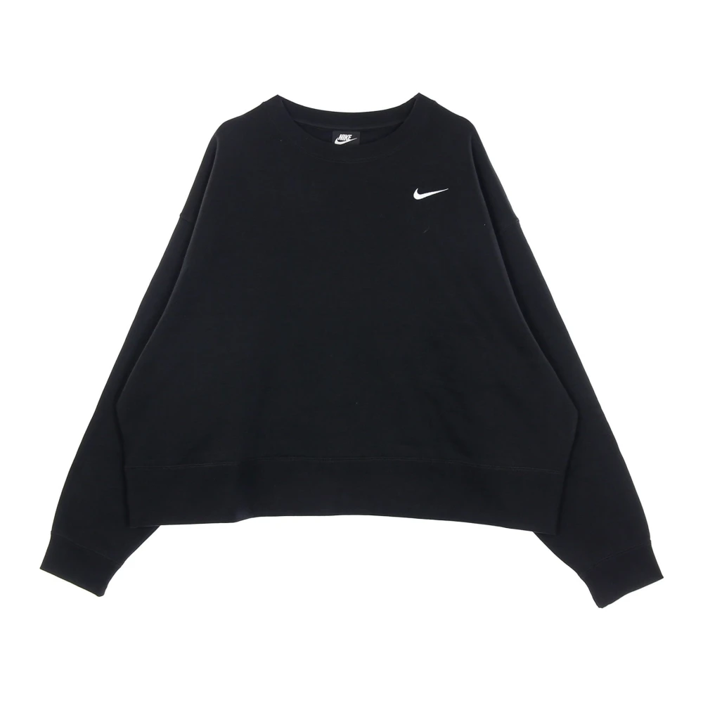 Nike Sportswear Crew Neck Sweatshirt Svart/Vit Black, Dam