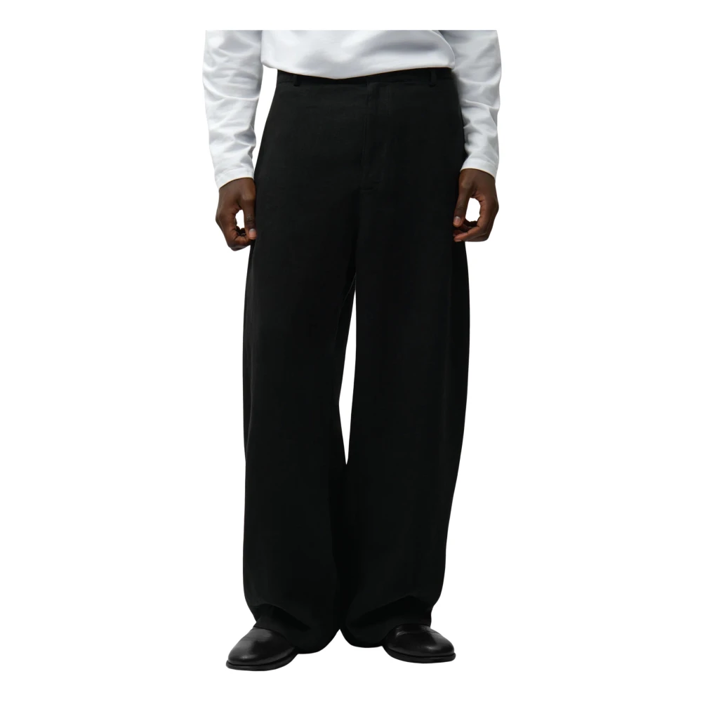 Arte Antwerp Black Wide Trousers - Male - Wide Trousers - W36 - Trousers