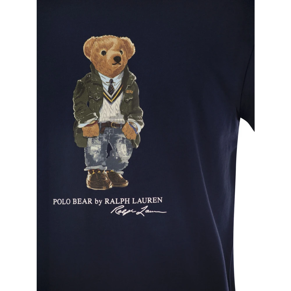 Ralph Lauren Klassieke Fit Polo Bear T-Shirt Blue Heren