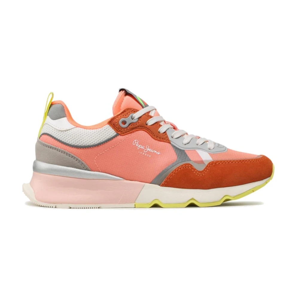 Pepe Jeans Women's Red Trainers - Sneakers - 5 Uk - Shoes
