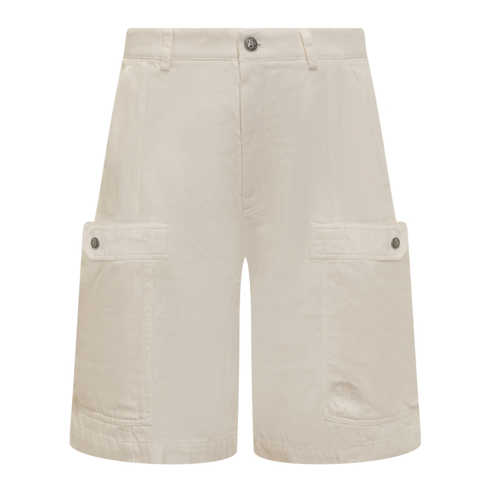 Palm Angels Casual Shorts Beige Heren