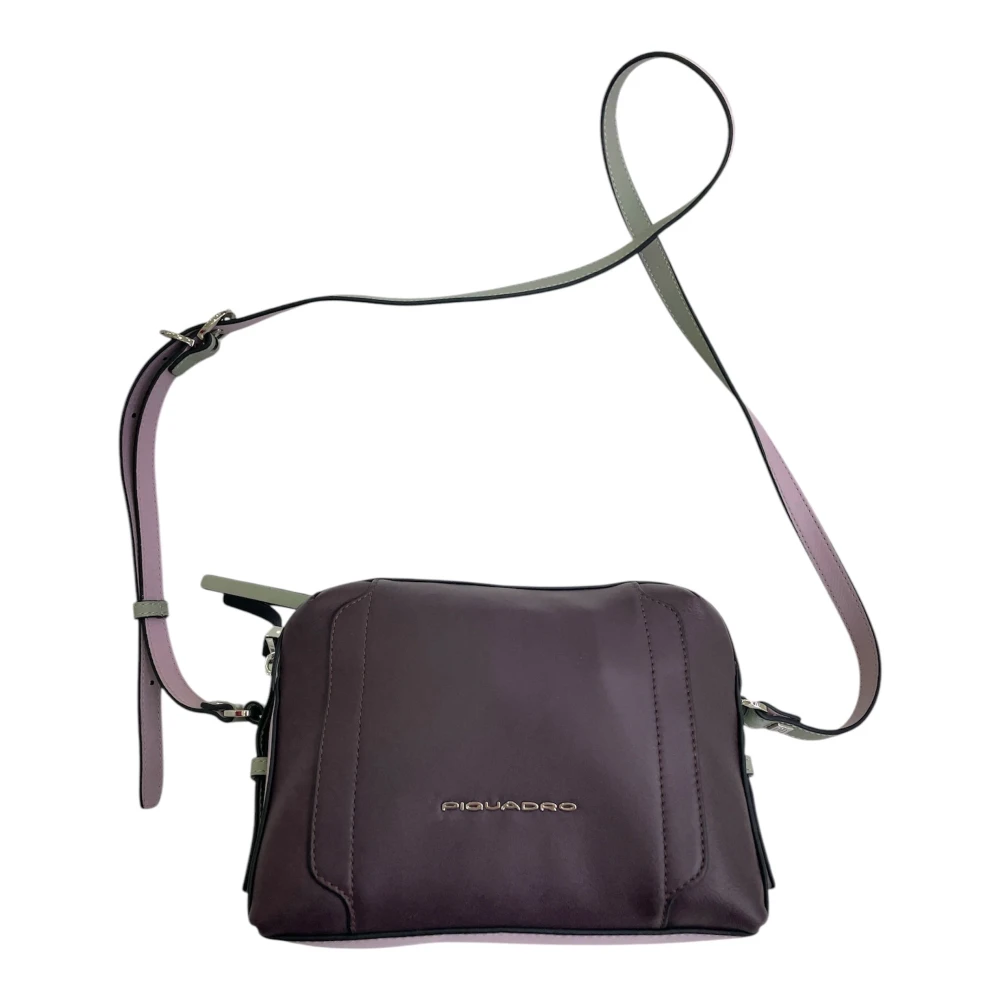 Piquadro Stijlvolle Schoudertas Purple Dames