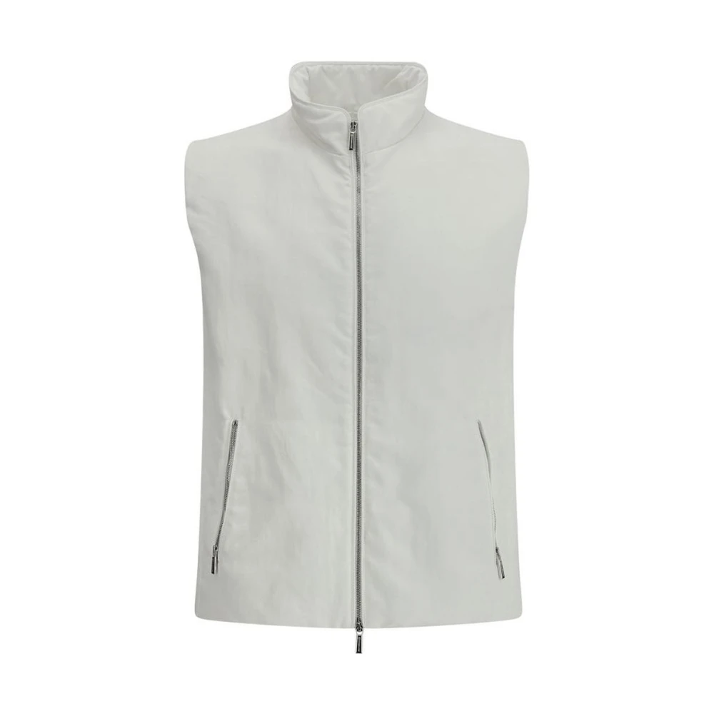 Moorer - Jackets > Vests - White - Moorer - Modalova
