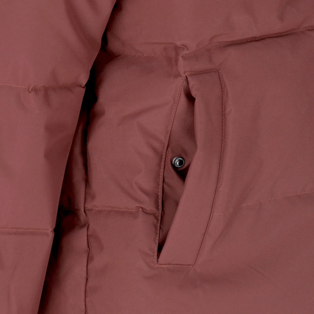 Carhartt WIP Hoge hals waterafstotende donsjas Brown Heren