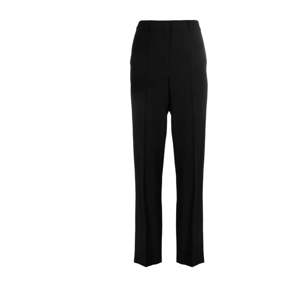 Emporio Armani Vrouw Zwart Broeken Dames, 2XL, Slim-Fit Broek