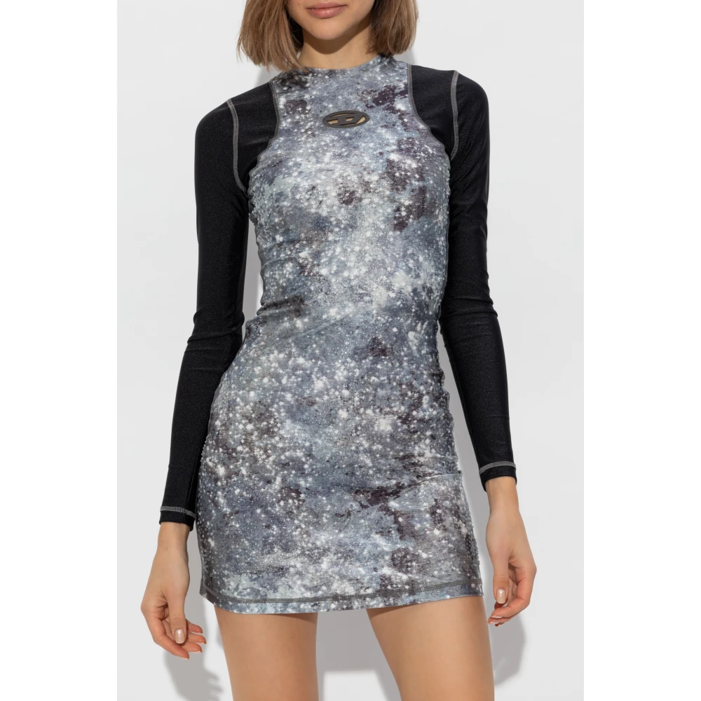 Diesel Jurk D-Vanne Gray Dames