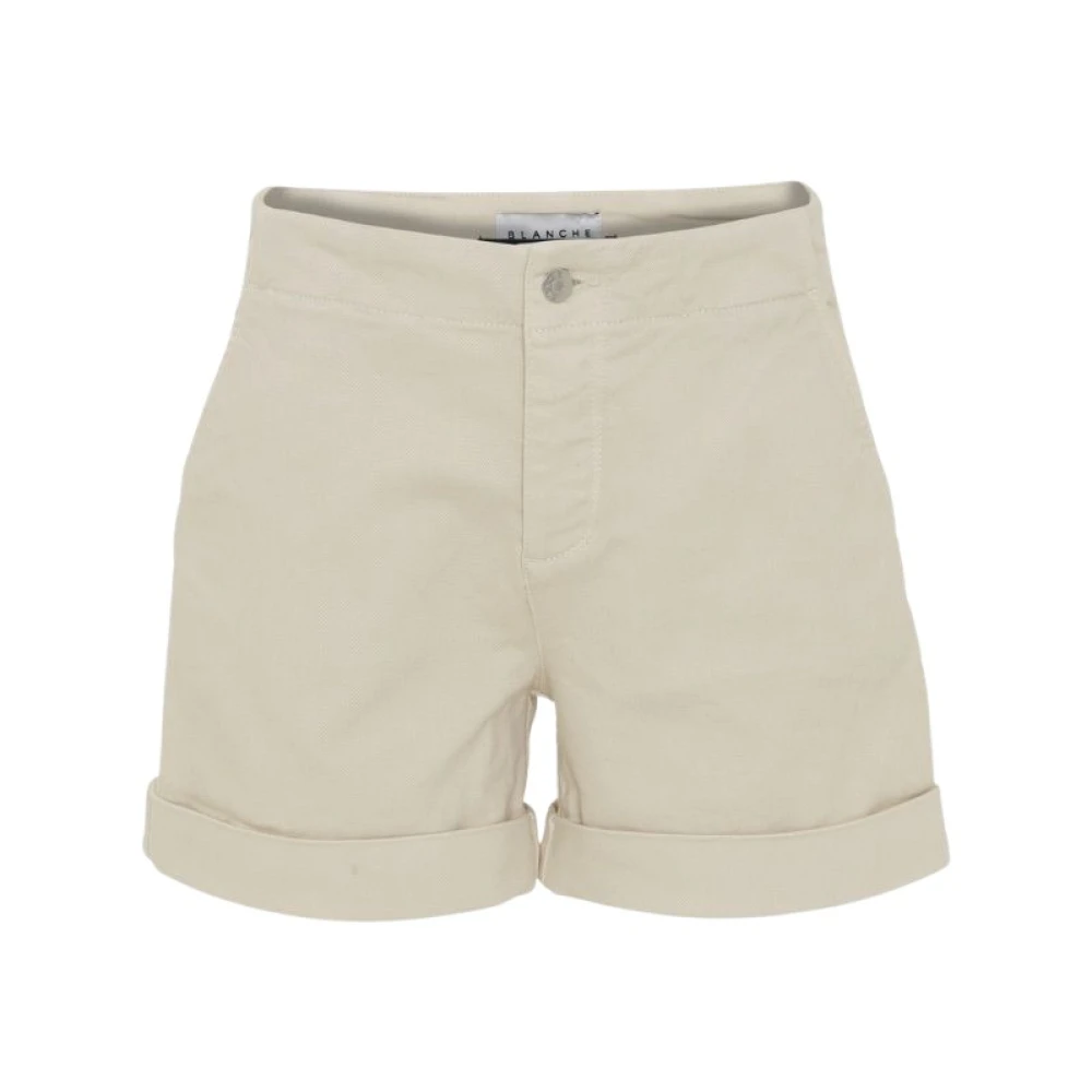 Blanche Korta shorts Beige, Dam