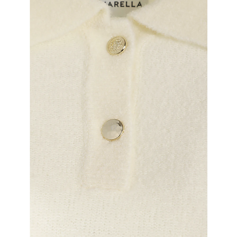 Marella Kameelwollen trui White Dames
