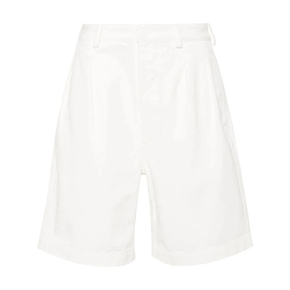 Sunflower Witte Geplooide Shorts voor Vrouwen White Heren