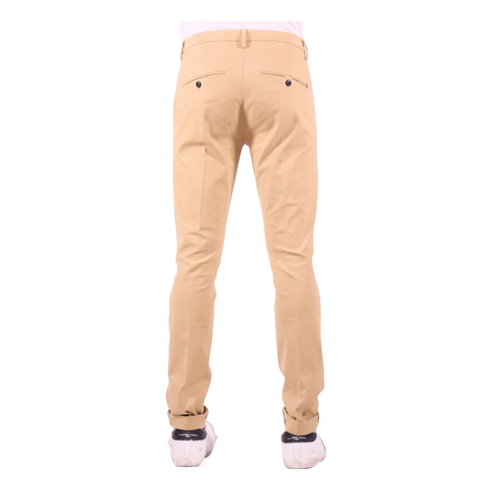 Dondup Slim Fit Sand Broek Beige Heren