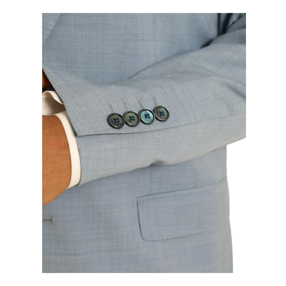 Dolce & Gabbana Italiaans Slim Fit 2-Delig Pak Blue Heren