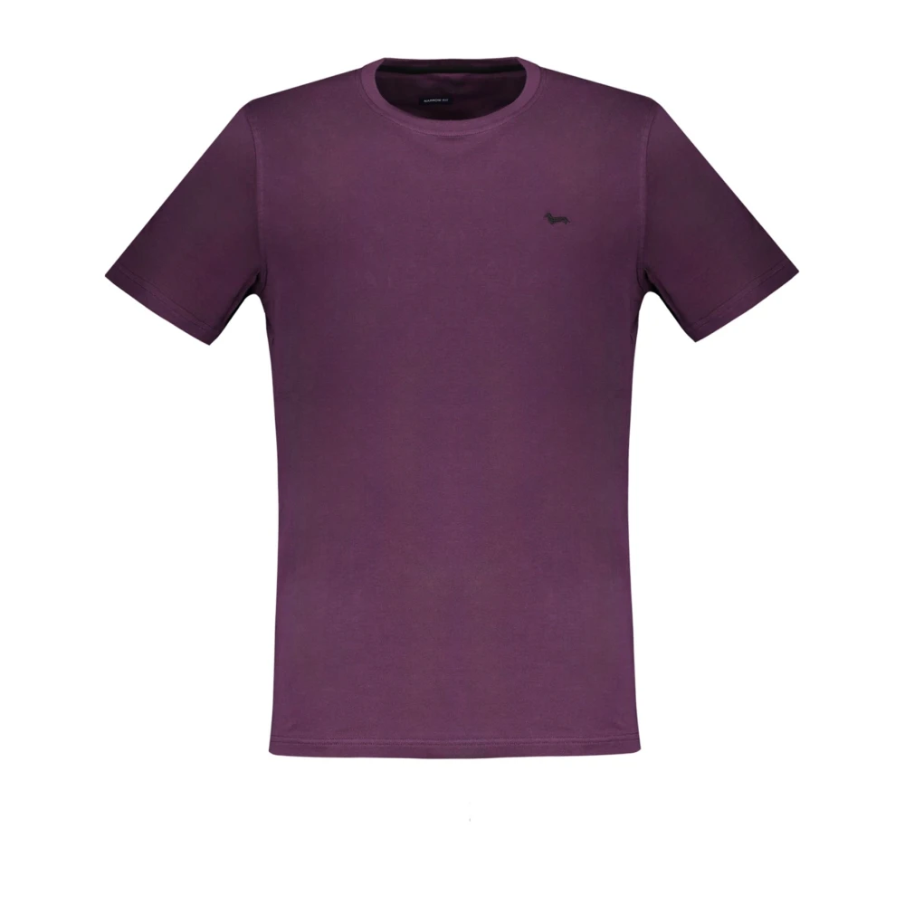 Harmont & Blaine T-Shirt Korte Mouwen Mannen Paars Purple Heren