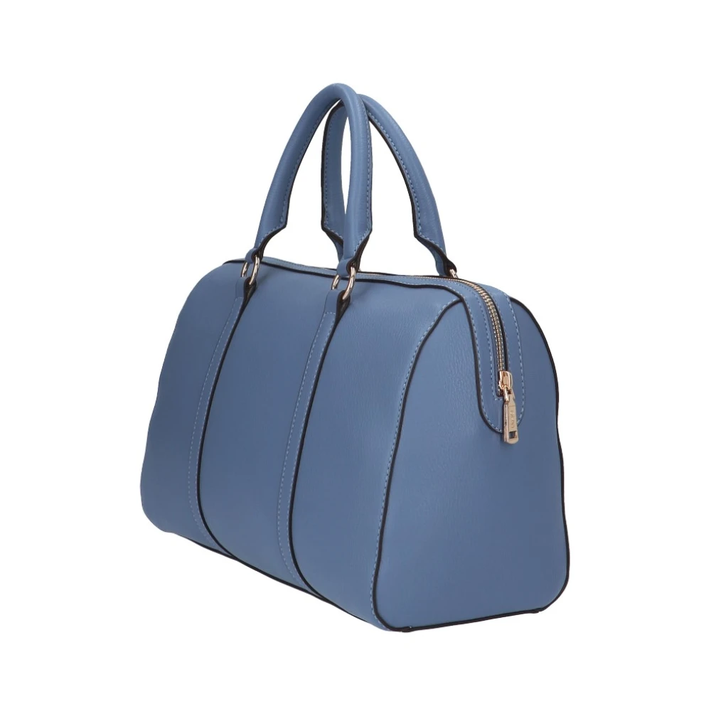 Liu Jo Denim Bowlingtas met ritssluiting Blue Dames