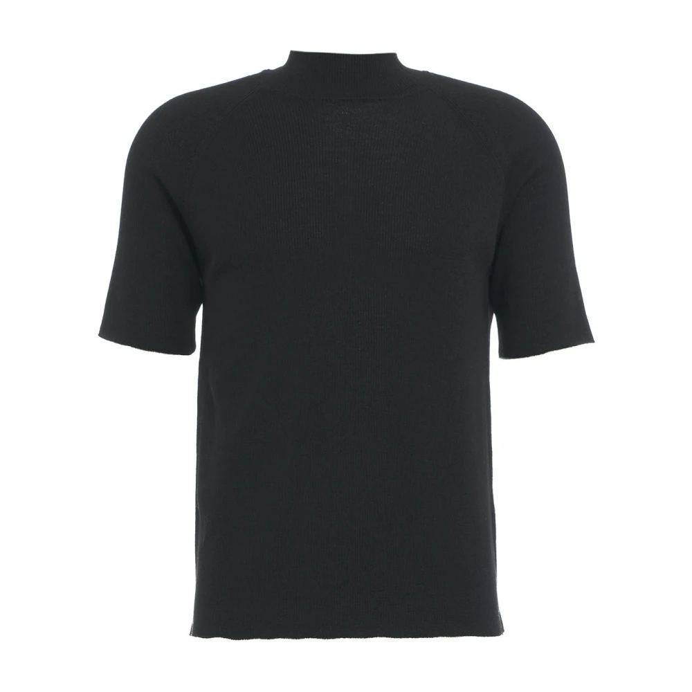 Mauro Grifoni Zwart Gebreide Kleding Aw24 Black Heren
