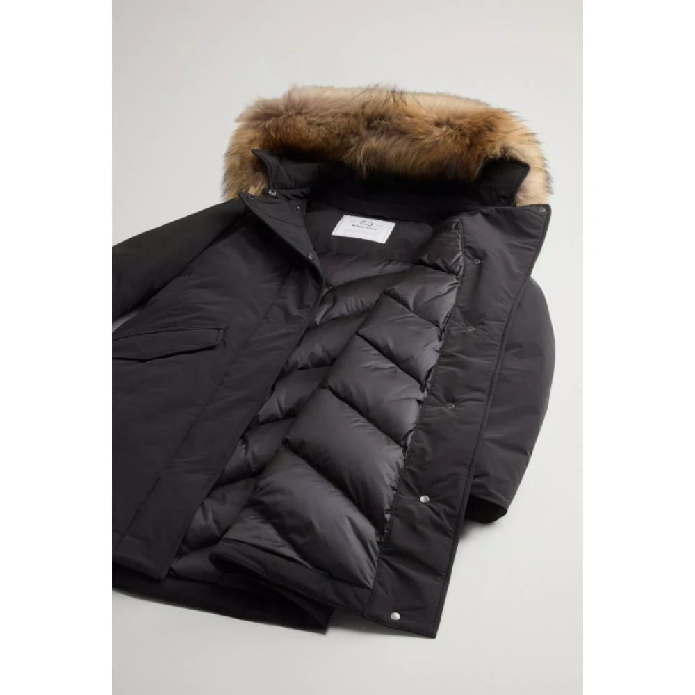 Woolrich Zwarte Urban Touch Donsjas Black Dames