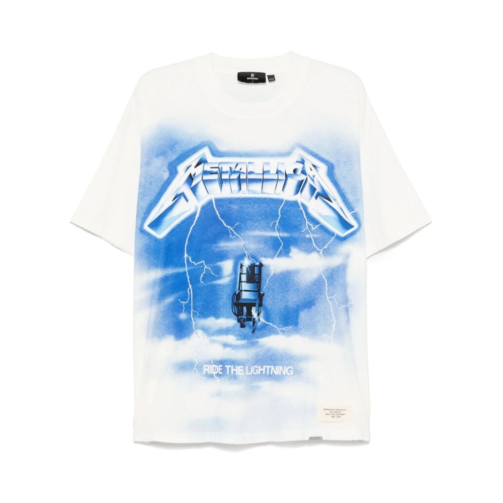 Represent Grafische Print T-shirt Bewuste Collectie White Heren