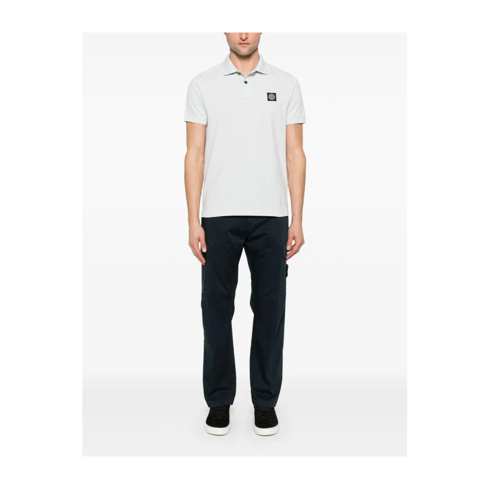Stone Island Blauwe Stijlvolle Herenbroek Blue Heren