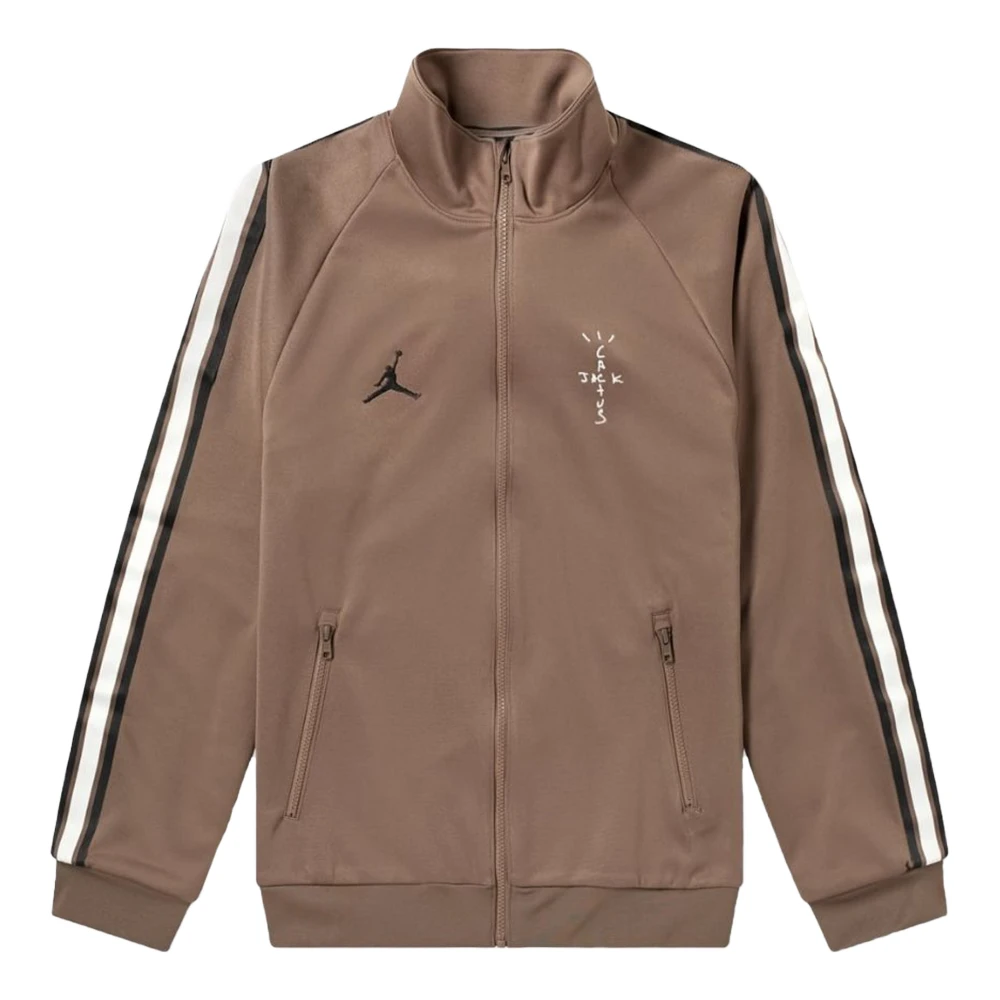 Jordan Travis Scott Track Jacket Brown Heren