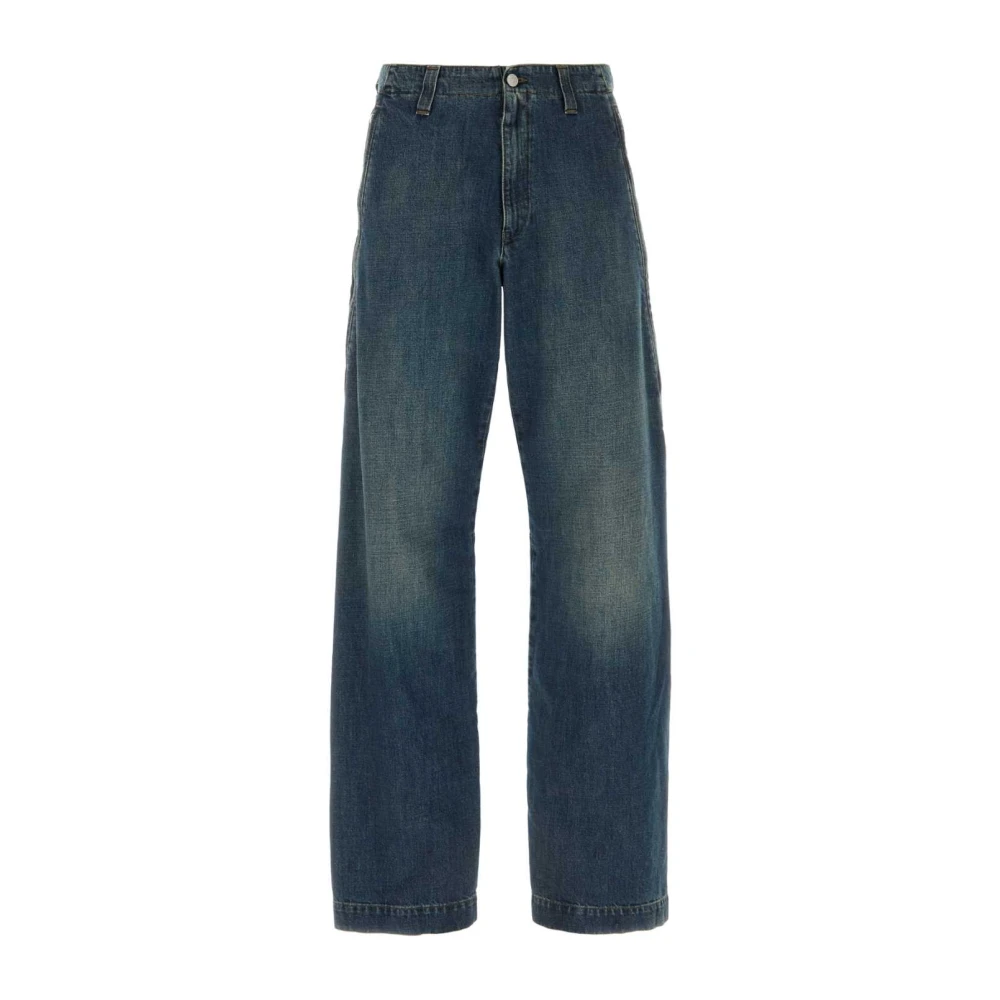 MM6 Maison Margiela Wide-leg Denim Jeans Blue Heren
