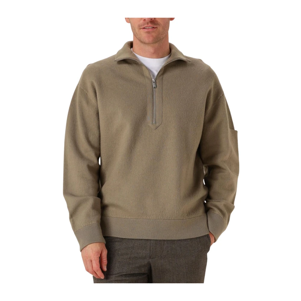 Drykorn Mannelijk Beige Hoodies & Sweatvesten Heren, L, Wol, Trui Voor Stijlvolle Mannen