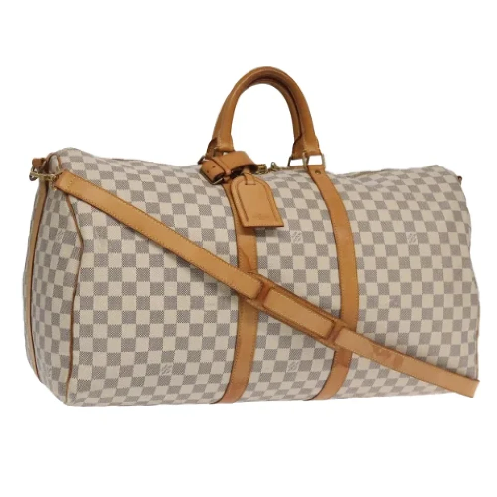 Louis Vuitton Vintage Pre-owned Canvas louis-vuitton-bags White Dames