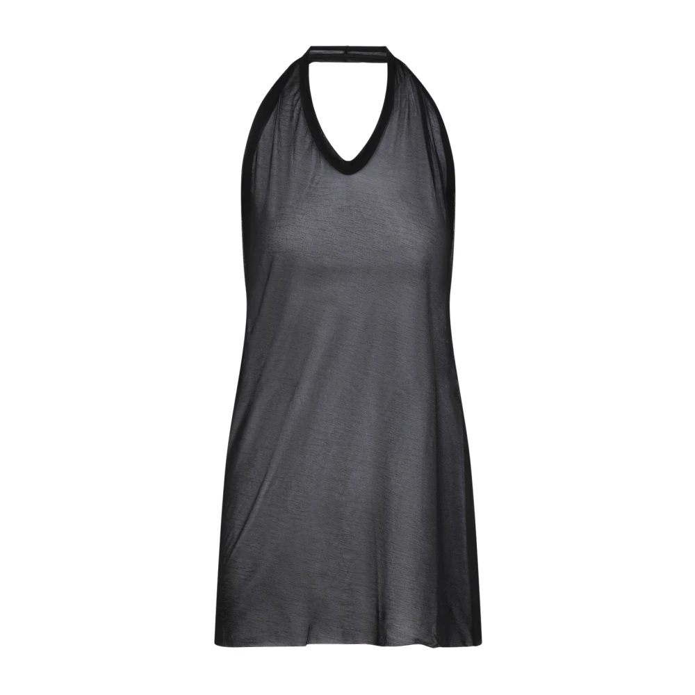 Rick Owens Zwart Topkleding Elegante Stijl Black Dames