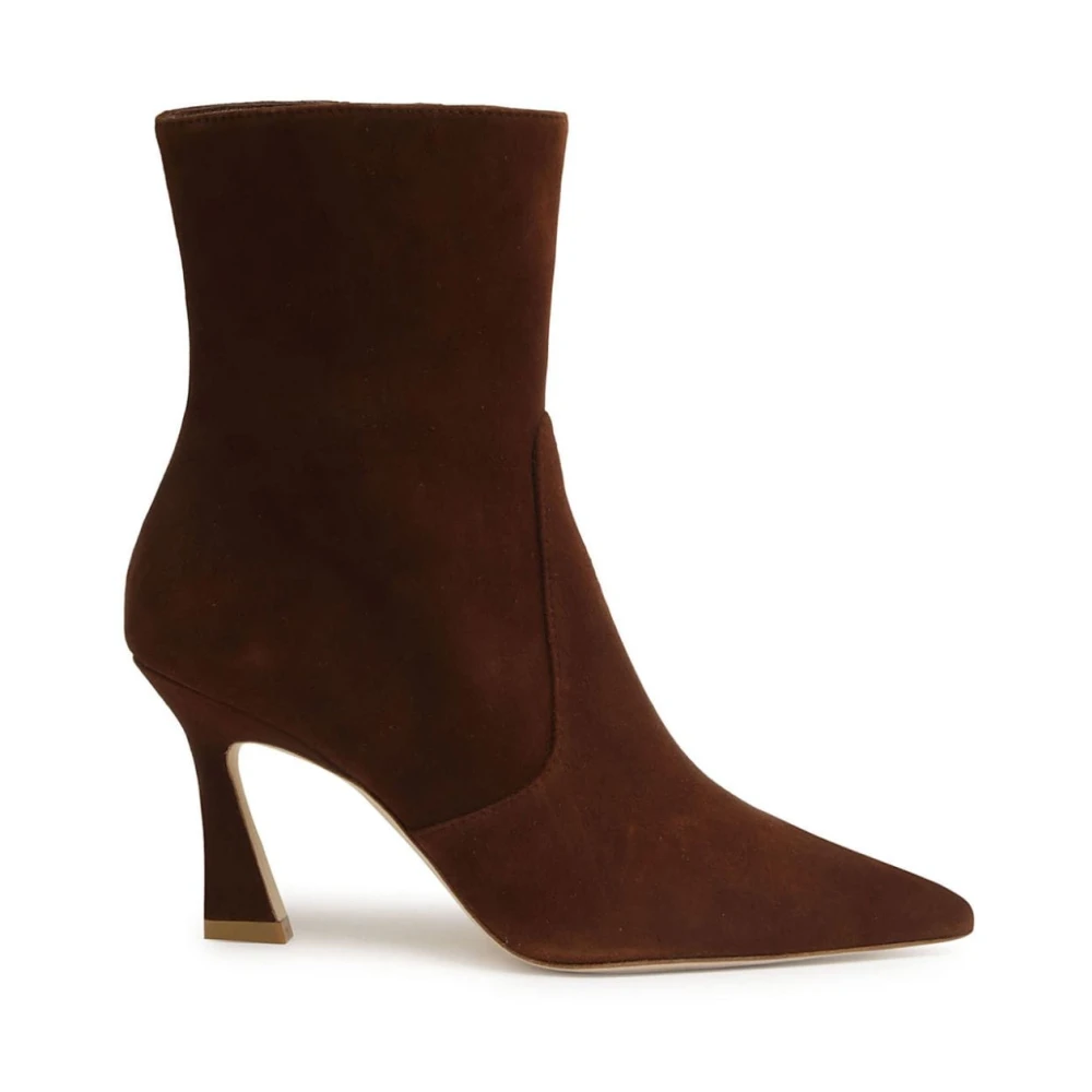 Stuart Weitzman Bruna ankelboots för kvinnor Brown, Dam