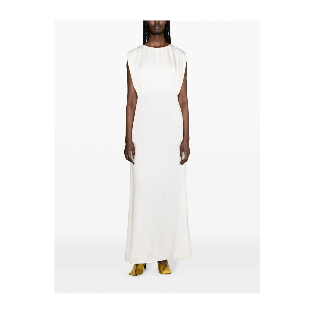 Jil Sander Elegante Avondjurk Beige Dames