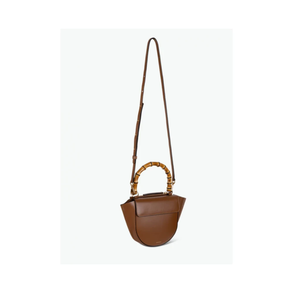 Wandler Bruine Leren Crossbody Tas met Magnetische Sluiting Brown Dames