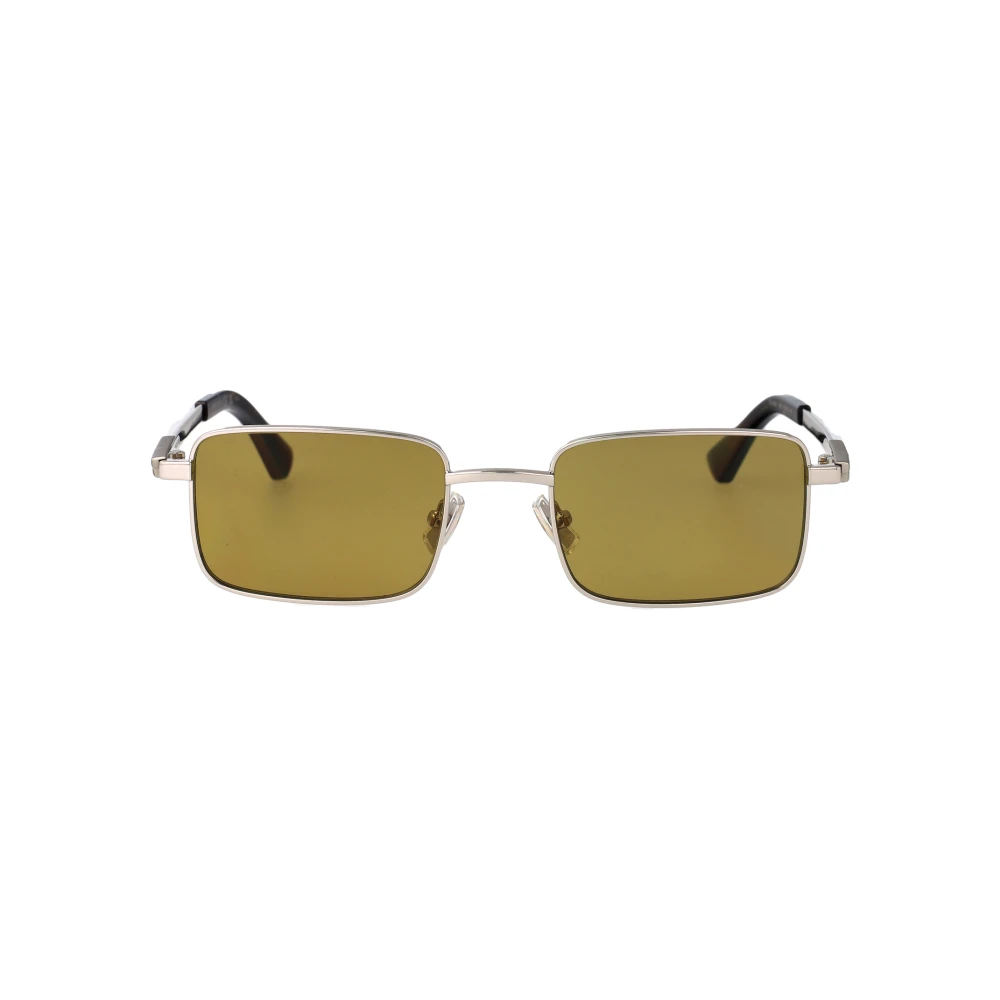 Bottega Veneta Unisex Gray Sunglasses, 53 Mm, Classic Rectangular Sunglasses