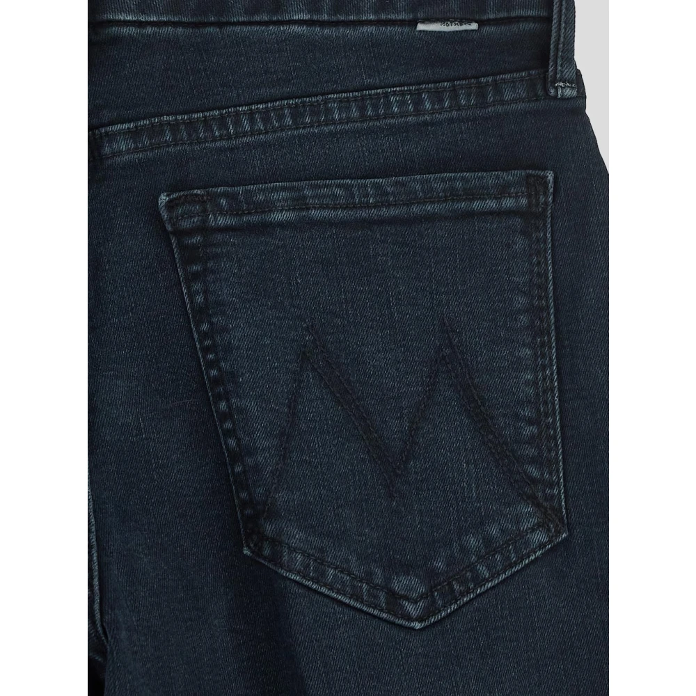 Mother Katoenen Dames Jeans Blue Dames