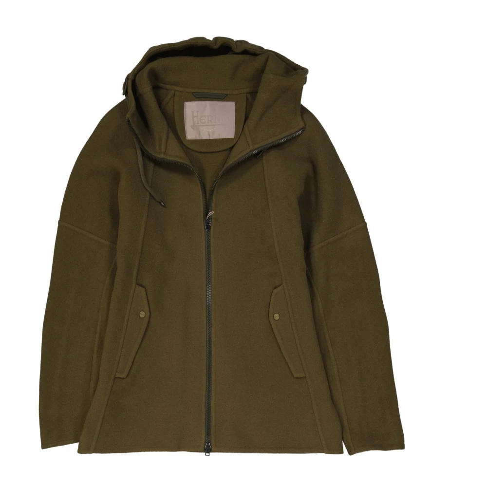 Herno Herren Grün Wolljacke