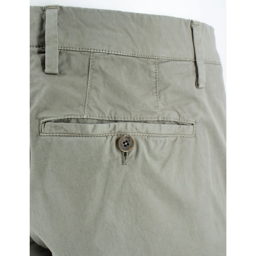 Myths Slim Fit Klassieke Broek Green Heren