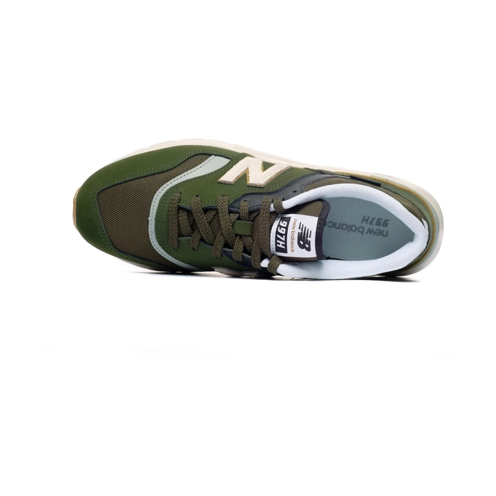 New Balance Logo Sneakers Bimateriaal Groene Tinten Green Heren