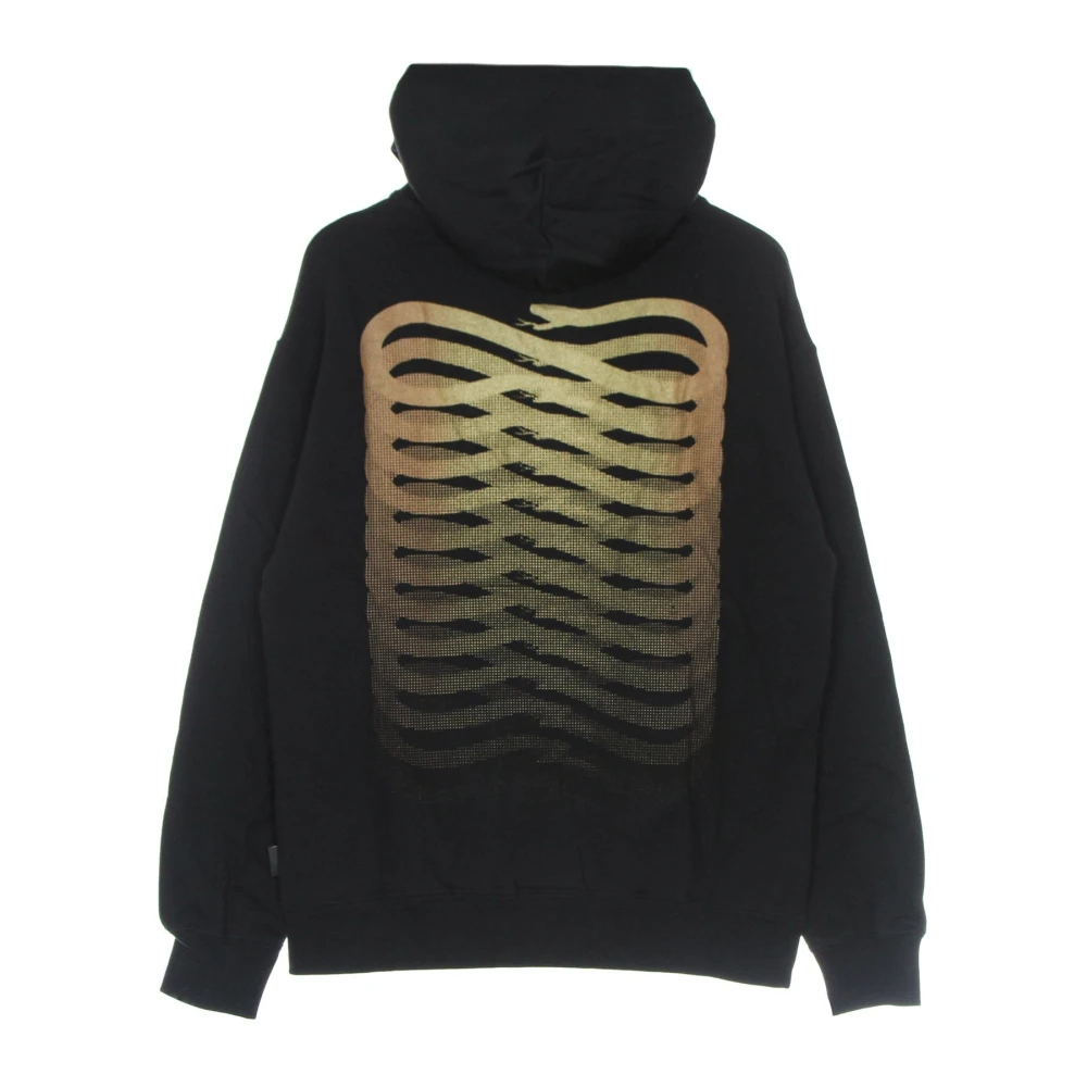 Propaganda Zwart Goud Metalen Hoodie Lange Mouw Black Heren