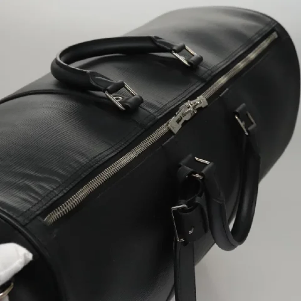 Louis Vuitton Vintage Pre-owned Leather travel-bags Black Dames