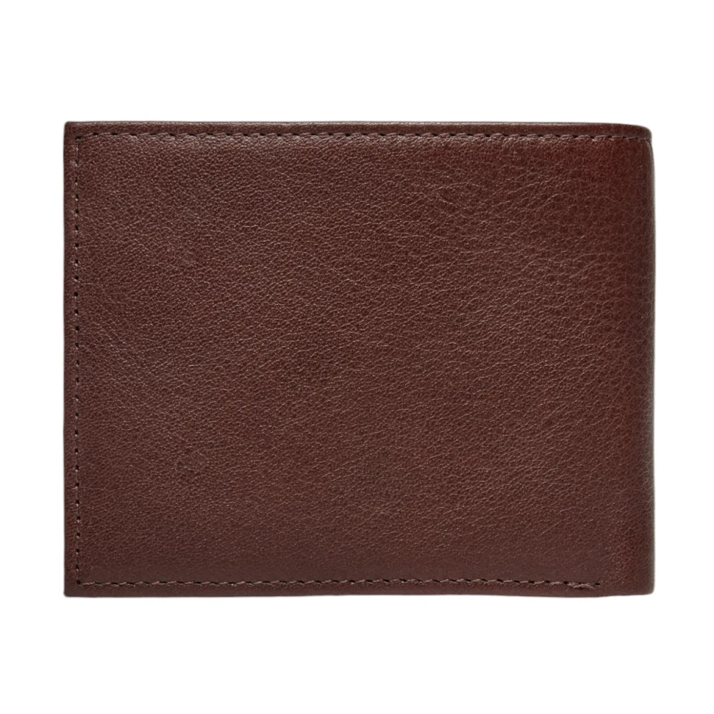 Tommy Hilfiger Bruin Leren Portemonnee Mannen Brown Heren