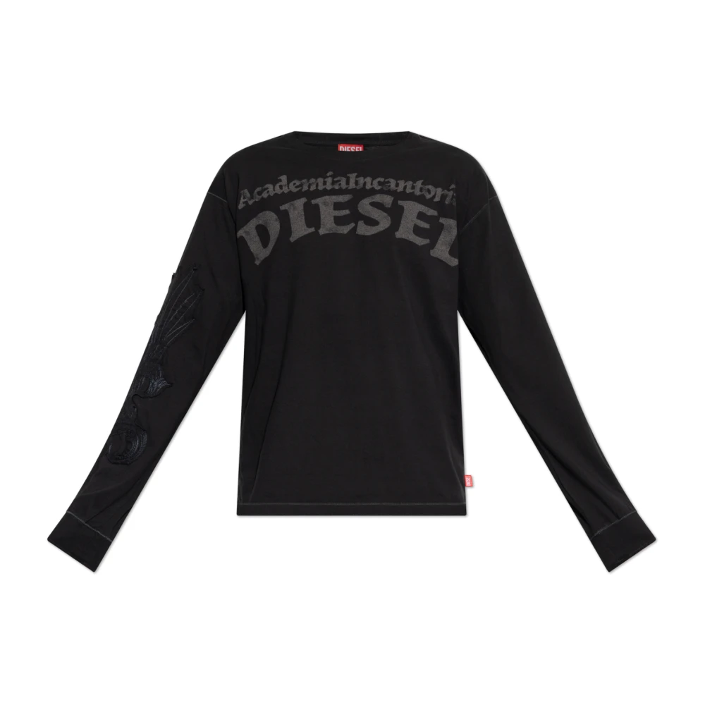 Diesel Uomo Nero Top, L, New,