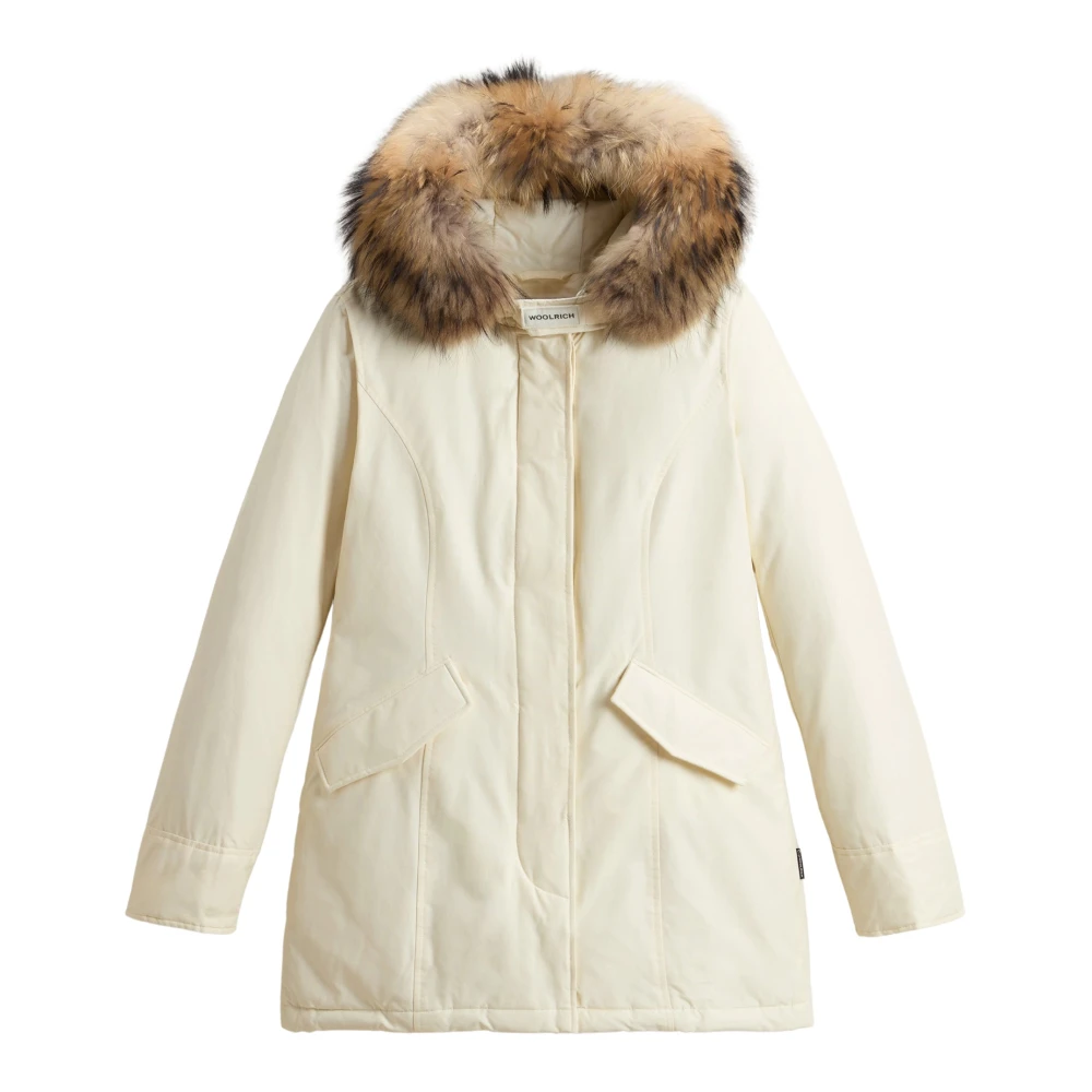 Woolrich Arctic Parka med Teflon Finish White, Dam