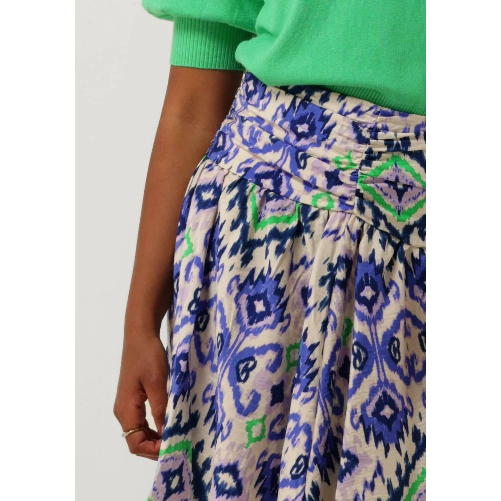 Minus Kleurrijke Korte Rok Multicolor Dames
