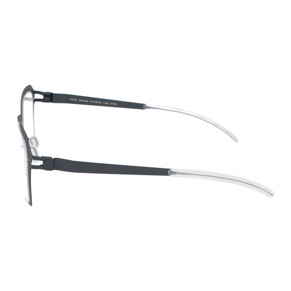 Mykita Moderne vierkante metalen montuurbril Gray Unisex