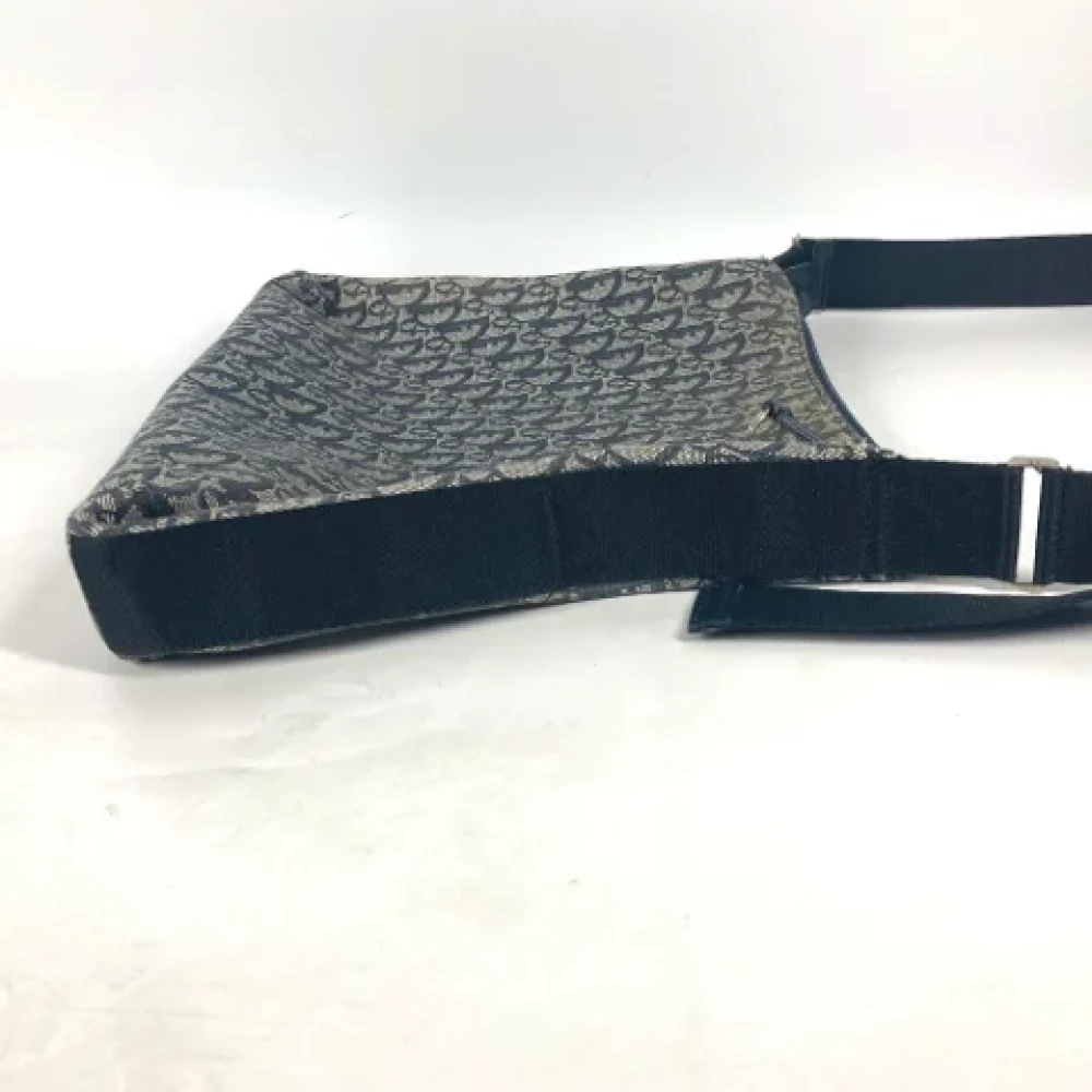 Dior Vintage Pre-owned Leather dior-bags Blue Dames