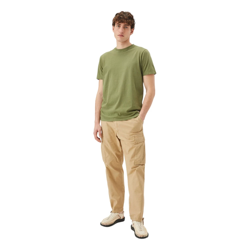 Roy Roger's Korte Mouw T-shirt Green Heren