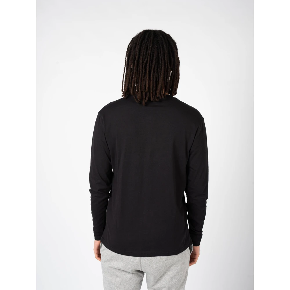 Champion Casual Longsleeve Shirt Black Heren